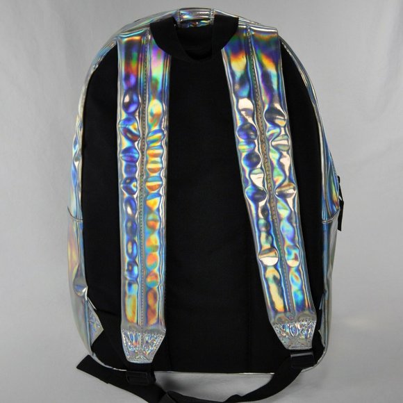 NEW Bioworld Color Shifting BTTF Iridescent Back Pack 18' x 12" - Picture 4 of 6